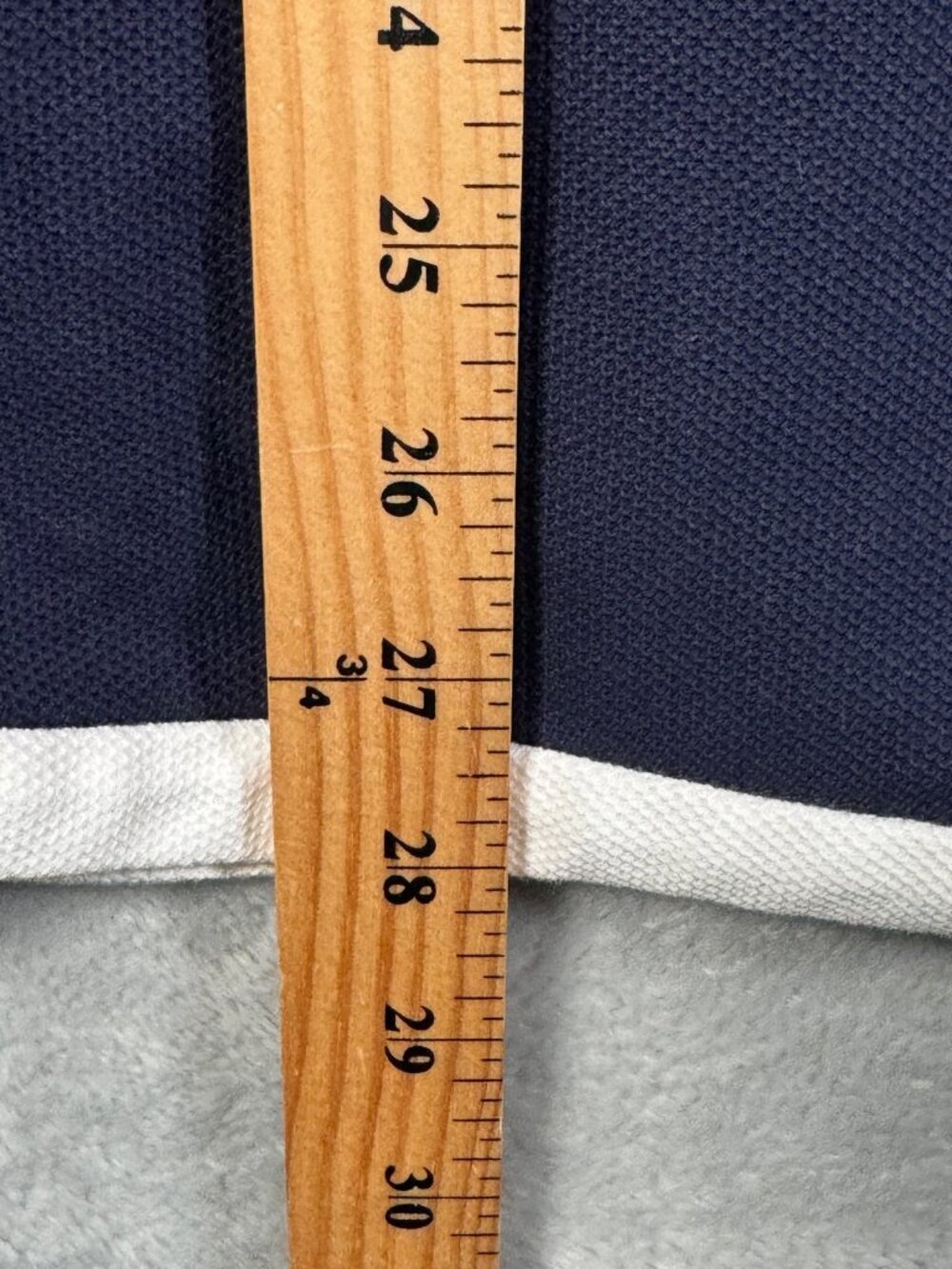 Lauren Ralph Lauren Blazer Womens 10 Navy Two Tone Double Breasted Pique $325 - Picture 9 of 13